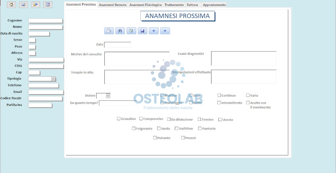 Anamnesi osteopatica